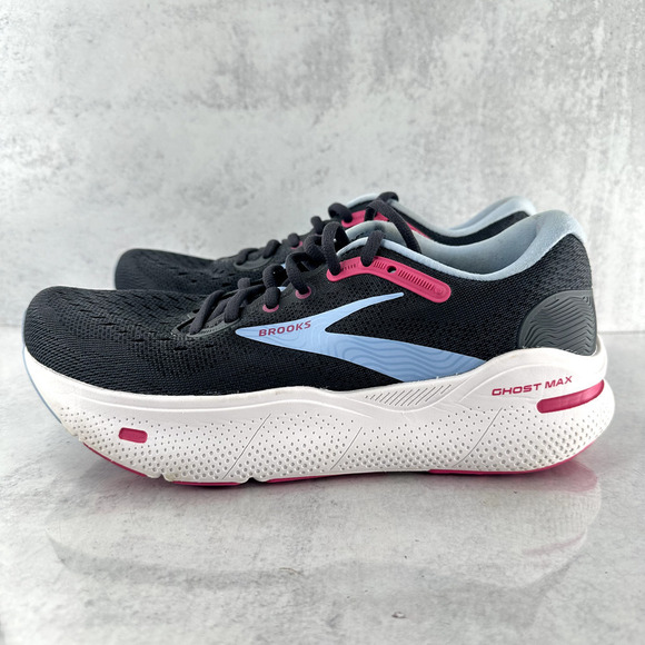 Brooks Shoes - Brooks Ghost Max Women’s 7.5 B Running Shoes Blue Sneakers Walking Athletic